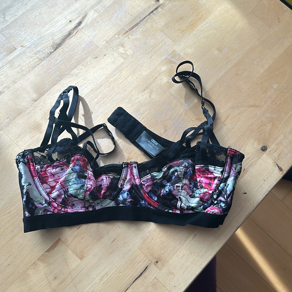 Floral bra